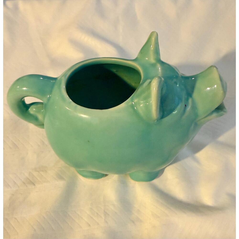 Vintage ceramic pig pitcher 1950s - Picture 5 of 14